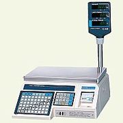 Весы торговые со стойкой,  с печатью на этикетках CAS LP-R-15 (v. 1.6) 